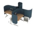 [#A4-32] Focus Desk Screen - Blue