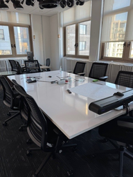 [#C6-21] Conference Table White 8'x5'