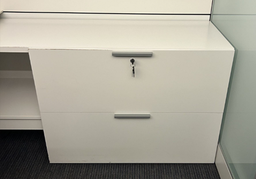 [#D6-4] Teknion 2H Cabinet with Shelf side unit