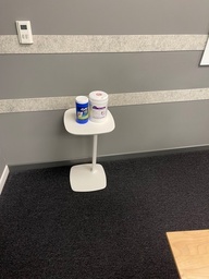 [#C23-13] Side White Table 