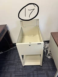 [#D6-17] File Cabinet w/wheels