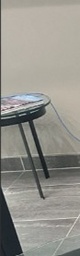 [#C11] Glass Side Table (same style as coffee table)