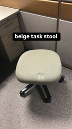 [#B1-60] Beige Task Stool