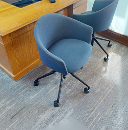 [#B8] Blue Guest Chairs