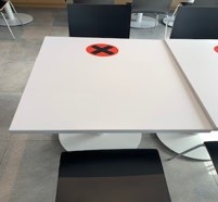 [#C1-9] White Cafeteria Table (30x24)