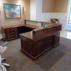 [#E7-114] Reception U-Desk (6'x9')