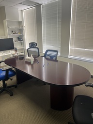 [#C7-27] Cherry/brown conference Table 48"x94"