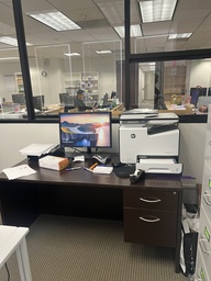 [#E3-28] Cherry/brown desk 