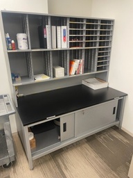 [#D21] TABLE W/MAIL SLOT, 33"D,15"W,26 3/4 H