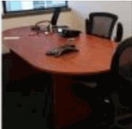 [#C4-42] Oval Conference Table, 93 long and 44 wide and 27" floor to under tabletop.