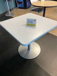 [#C1-17] Break/Cafe Square Table 30x30 (Qty: 8)