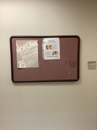 [#F1-42] Burgundy Tack Board