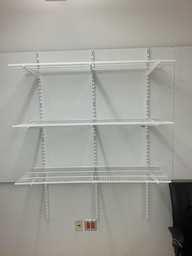 [#D23-58] 3-Shelf Wire Wall Mounted Shelving