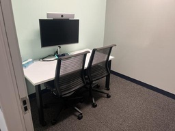 [#C12-53] Fixed Table on Casters 30" x 60"