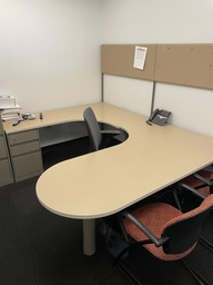 [#E7-62] U Shape Desk #1 - 98" x 72"