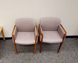 [#B9-2] Purple Guest Chairs