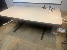 [#C12-33] white station table