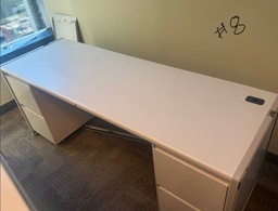[#E4-8] Desk - 2Ped/Drawer