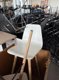 [#B1-9] High Stool White