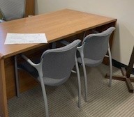 [#B8-114] Guest Chair - Grey 