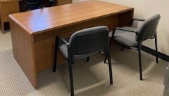 [#B8-124] Guest Chair - Grey 