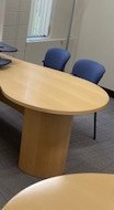 [#B8-136] Guest Chair - Blue 
