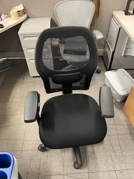 [#B13-162] 400Lb Rated Task Chair - Black 