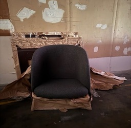 [#B12-109] Gray chair