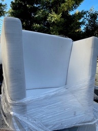 [#B12-19] White Lounge Chair