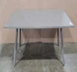 [#C2-68] North 56 Table 84×40×29, Silverwash Veneer