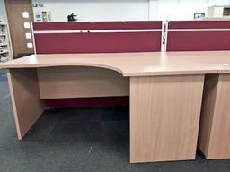 [#E2-16] Wood Workstation Desk