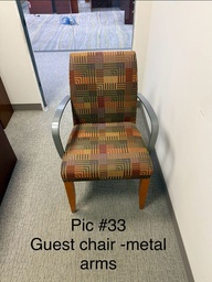 [#B9-33] Guest chair - metal arm