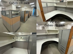 [#A3-54] Haworth Cube Complete Sets – (3) Pack