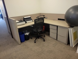 [#A1-27] L-Shape Workstation 6x4