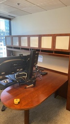 [#D23-2] Standard Desk Glass Hutch