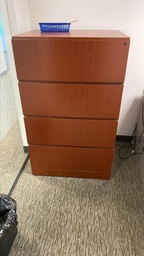 [#D10-35] Large Wood File Cabinet