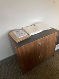 [#D6-84] Wooden Filing Cabinet