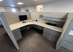 [#A3-198] L-Shaped Workstation