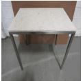 [#C11-97] 27X30 1/4X20 1/4, MARBLE SIDE TABLE