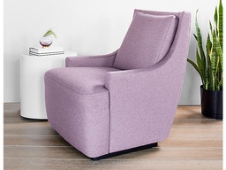 [#B12-14] SCOOP LOUNGE CHAIR SWIVEL BASE, PURPLE