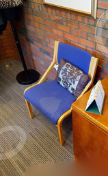 [#B9-6] Blue Guest Chair