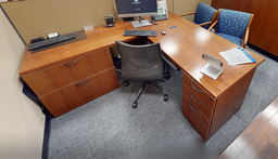 [#E6-7] L-shaped desk