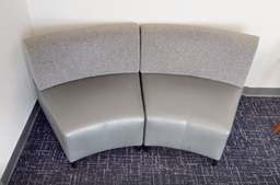 [#B2-12] Lounge bench sectional seating