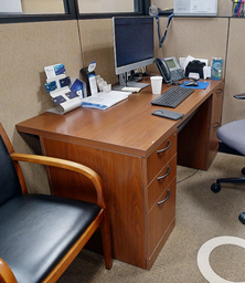 [#E9-16] Classic desk, wood, 5D