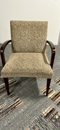 [#B9-19] HBF brown guest chair