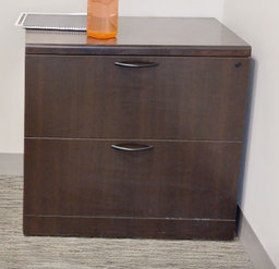 [#D6-7] 2D lateral filing cabinets, wood