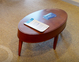 [#C3-10] Oval coffee table