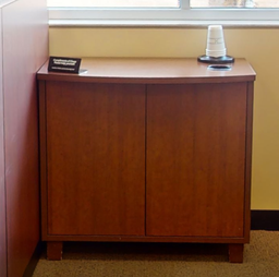 [#D20-7] Coffee station cabinet, wood