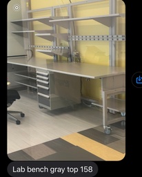 [#E4-158] Lab bench Grey table top