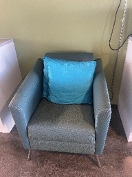 [#B12-27] Armchair, Green